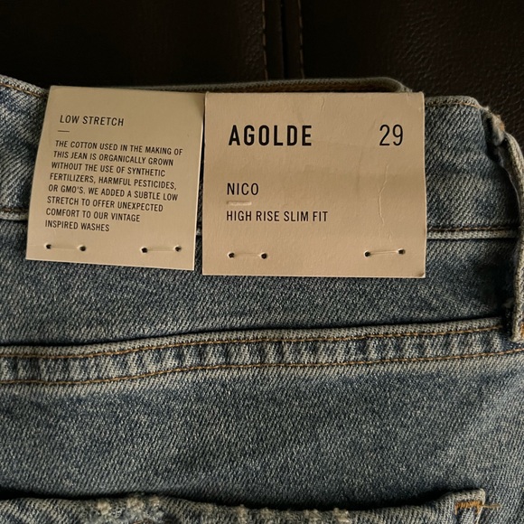 NEW! AGOLDE HIGH-RISE SLIM FIT - Picture 7 of 8
